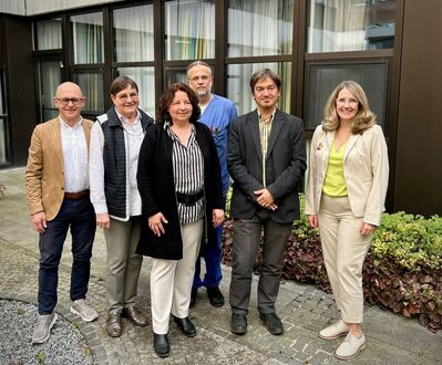SPD-Kreisräte beim Gespräch mit den Verantwortlichen im Krankenhaus Achdorf