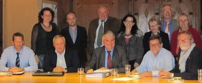 Der SPD-Stadtrat mit Oliver Wunsch, Ruth Müller und Harald Güller